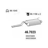 ASSO 46.7023 Задн. часть глушителя