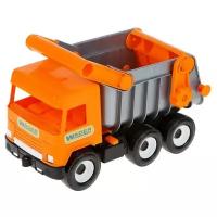 Грузовик Wader Middle truck city (39310), 43 см, оранжевый/серый