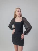 Платье HAPPY_RIGA_, размер XS (40-42), черный