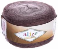 Пряжа Alize Angora Gold Ombre Batik коричневый (7243), 80%акрил/20%шерсть, 825м, 150г, 1шт