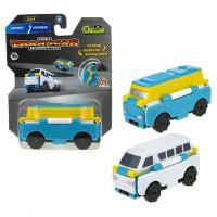 Машины для малышей 1TOY Автовывернушка Transcar Double, Автобус - Минивэн, 8 см