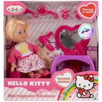 Кукла Карапуз Hello Kitty Моя подружка Машенька, Красивые прически, 12 см, MARY009X-HK