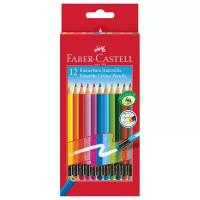 Faber-Castell Карандаши цветные стираемые, 12 цветов (116612) разноцветный