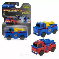 Машинка 1toy Transcar Double Эвакуатор - Самосвал