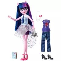 Кукла My Little Pony Equestria Girls Уникальный наряд Твайлайт Спаркл, 29 см, E2745/E1931