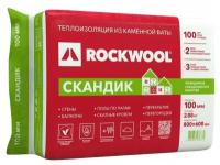 Rockwool Лайт Баттс Скандик 800х600х100 мм