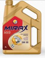 Масло моторное MIRAX MX9 SAE 5W-30 API SP, ILSAC GF 6A 4 л 607029