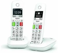 Gigaset E290 Duo White Wireless Landline Phone радиотелефон DECT