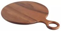 Доска разделочная Tuscany Round Siena, 45x33x1,5 см, материал дерево акации, цвет коричневый, T&G, Великобритания, 9129