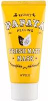 Маска-пилинг для лица `A`PIEU` FRESH MATE MASK с папайей 50 мл