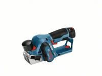 Аккумуляторный электрорубанок BOSCH GHO 12V-20 0 601 5A7 000, без аккумулятора синий/черный