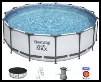 Каркасный бассейн Bestway Steel Pro Max 56438, 457х122 см (комплект)