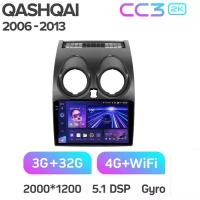 Магнитола Teyes CC3 4/32 2k-display Nissan Qashqai 2006-2013