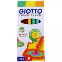 GIOTTO Набор фломастеров Turbo Color, 6 шт. (415000)