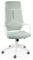 Кресло для руководителя Norden chairs IQ white, обивка: текстиль, цвет: ткань серая