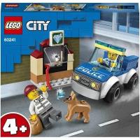 LEGO City Конструктор Полицейский отряд с собакой, 60241