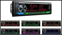 Процессорная автомагнитола Aura AMH-79 DSP 1 DIN с функциями RCA, FLAC, Bluetooth, USB, SD, FM, Android, iOS, универсальная