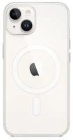Защитный чехол оригинальный Apple iPhone 14 Clear Case with MagSafe, прозрачный (MPU13)