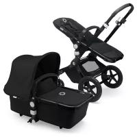 Универсальная коляска Bugaboo Cameleon3 Plus 2 в 1, black/black/black, цвет шасси: черный