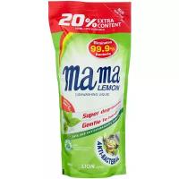 Mama Lemon Жидкость для мытья посуды Green tea сменный блок, 0.6 л