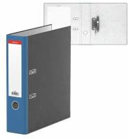 ErichKrause Папка-регистратор А4, 70 мм Original, собранный, мраморный, синий, металлический кант, картон 2 мм, вместимость 450 листов