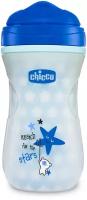 Поильник Chicco Glowing Cup, 266 мл голубой