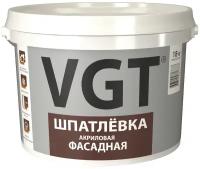Шпатлёвка VGT фасадная (водостойкая) 18 кг