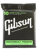 Струны для акустической гитары, GIBSON SAG-MB10 MASTERBUILT PREMIUM, 10-47