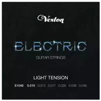 Струны для электрогитары VESTON E 1046 Light легкое натяжение