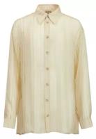 Шелковая рубашка в полоску OLA OLA (SS22/04_09/ВЕ) L
