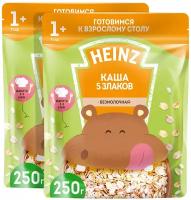 Каша Heinz безмолочная Я большой 5 злаков, с 12 месяцев, 250 г, 2 уп