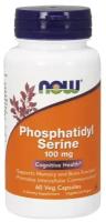 NOW Фосфатидилсерин 100 мг. 60 капсул (Phosphatidyl Serine 100 mg)