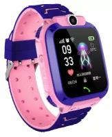 Детские умные часы Smart Baby Watch Q12, розовый/фиолетовый