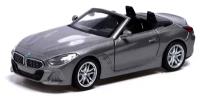 Металлический транспорт Автоград Машина металлическая BMW Z4M40i, 1:38, инерция, открываются двери, цвет серый