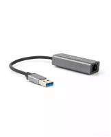 Кабель-переходник Telecom USB 3.0 (Am) --> LAN RJ-45 Ethernet 1000 Mbps, Aluminum Shell