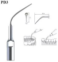 Насадка PD3 для скалера ультразвукового стоматологического, для снятия зубных отложений (подходит к DTE, Satelec, NSK) . 1 шт
