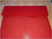 Ткань ситец красный Отрез 5 метров Мадаполам Ширина 80 см