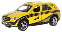 Машина металлическая MERCEDES-BENZ GLE 2018 спорт 12 см, двери, багажник, желтый. Технопарк