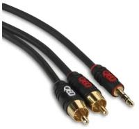 Кабель аудио 1xMini Jack - 2xRCA QED (QE5081) Profile J2P 1.0m