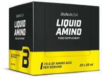 Аминокислотный комплекс BioTechUSA Liquid Amino, апельсин,25 мл.,20 шт