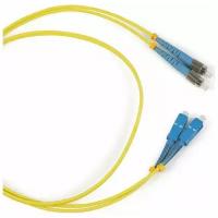 Патч-корд Hyperline 10м (FC-D2-9-FC/UR-SC/UR-H-10M-LSZH-YL)