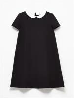 Платье Sela, размер 122 (7-8ЛЕТ), черный