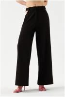 брюки женские befree, цвет: черный, размер XS
