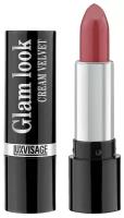 LUXVISAGE Помада для губ GLAM LOOK CREAM VELVET сатиновый финиш, тон 316 ягодное парфе