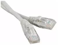 Патч-корд RJ45 - RJ45, 4 пары, UTP, категория 6, 2 м, серый, LSZH, LANMASTER LAN-PC45/U6-2.0-GY