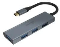 Хаб USB AKASA Type-C to 4xUSB 3.0 AK-CBCA25-18BK
