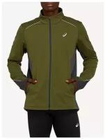 Куртка беговая Asics 2020-21 Lite-show winter jacket Smog Green/Graphite Grey (INT:M)