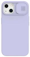 Nillkin для iPhone 13 чехол CamShield Silky Magnetic Silicone Purple