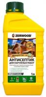 Защита древесины от дереворазрущающих грибов, насекомых, гниения/ Антисептик для наружных работ ANR-9 концентрат 1 литр Зервуд
