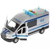 Технопарк Машина Ford Transit Полиция 22,5 см свет, звук, пластик TRANSITVAN-22PLPOL-SR с 3 лет